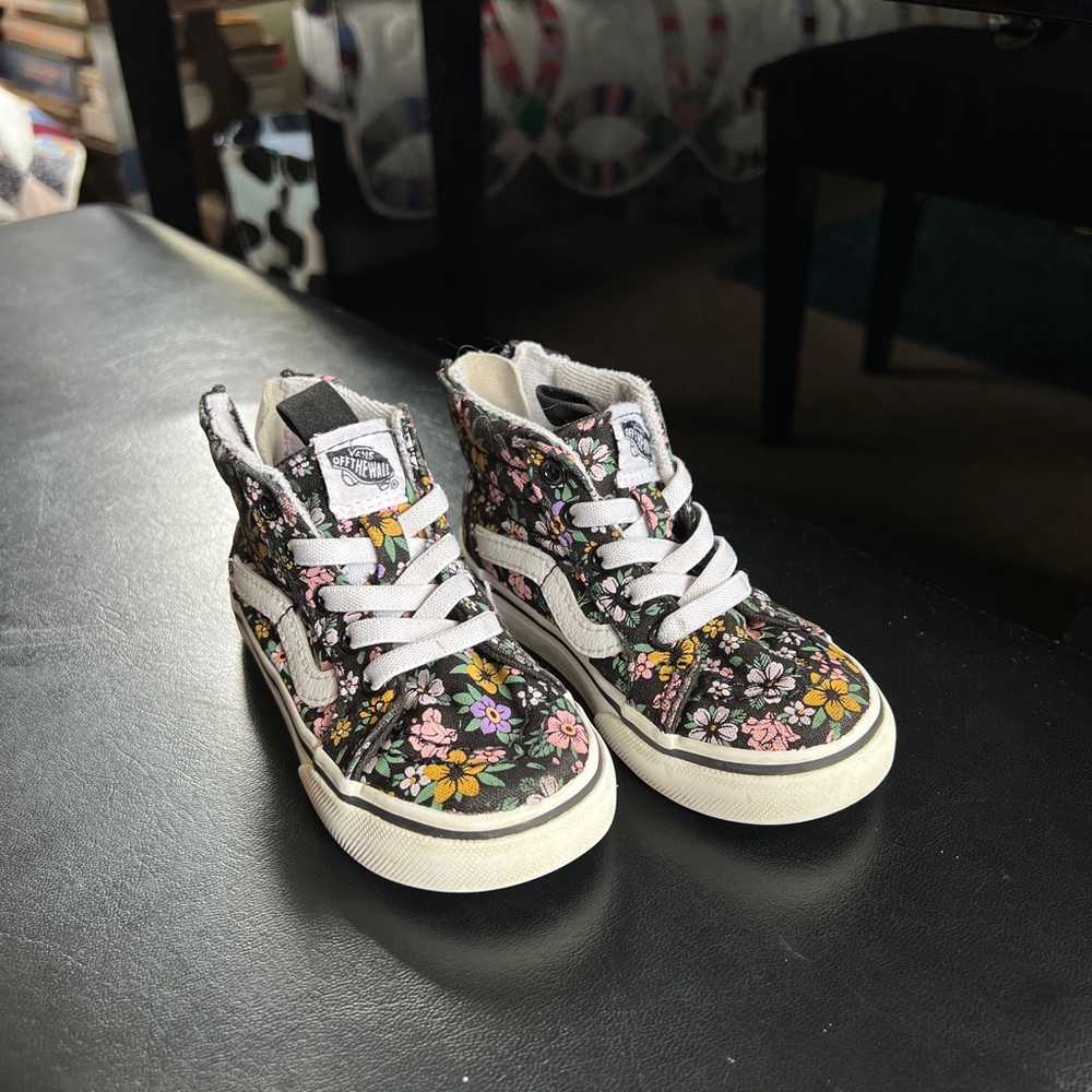 Vans Toddler Sk8-Hi Zip Floral Shoes